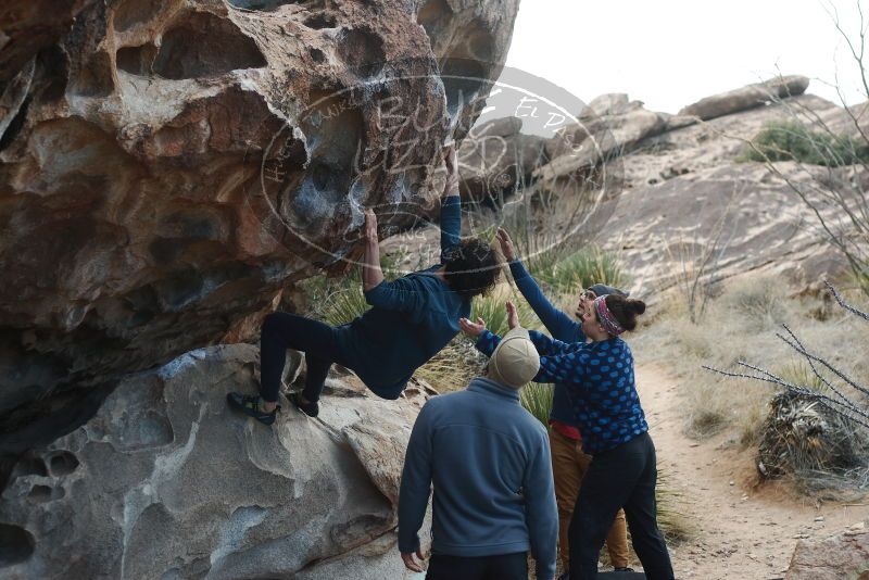 Bouldering in Hueco Tanks on 02/09/2019 with Blue Lizard Climbing and Yoga

Filename: SRM_20190209_1008160.jpg
Aperture: f/3.5
Shutter Speed: 1/500
Body: Canon EOS-1D Mark II
Lens: Canon EF 50mm f/1.8 II