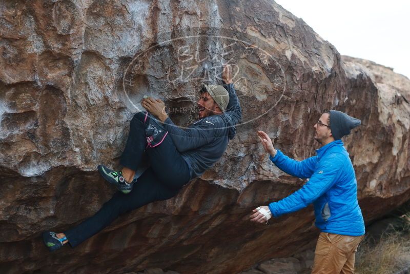 Bouldering in Hueco Tanks on 02/09/2019 with Blue Lizard Climbing and Yoga

Filename: SRM_20190209_1823540.jpg
Aperture: f/4.0
Shutter Speed: 1/160
Body: Canon EOS-1D Mark II
Lens: Canon EF 50mm f/1.8 II