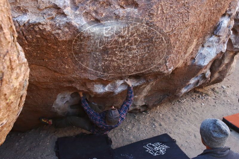 Bouldering in Hueco Tanks on 02/17/2019 with Blue Lizard Climbing and Yoga

Filename: SRM_20190217_1119090.jpg
Aperture: f/4.5
Shutter Speed: 1/320
Body: Canon EOS-1D Mark II
Lens: Canon EF 16-35mm f/2.8 L