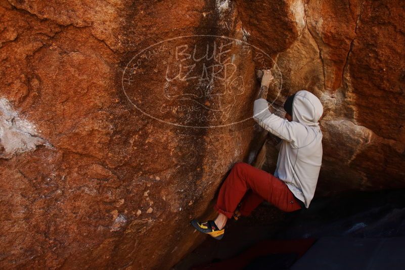 Bouldering in Hueco Tanks on 02/17/2019 with Blue Lizard Climbing and Yoga

Filename: SRM_20190217_1152000.jpg
Aperture: f/5.6
Shutter Speed: 1/400
Body: Canon EOS-1D Mark II
Lens: Canon EF 16-35mm f/2.8 L