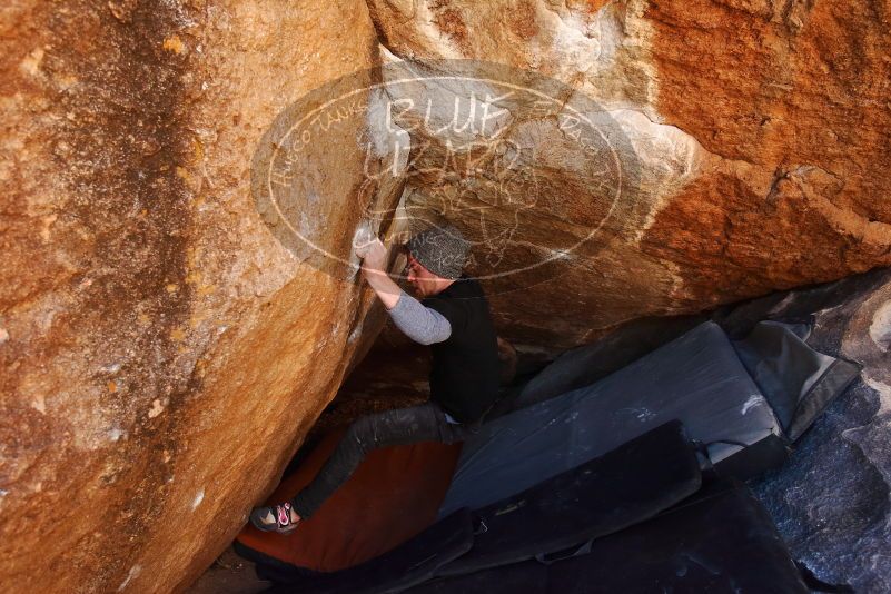 Bouldering in Hueco Tanks on 02/17/2019 with Blue Lizard Climbing and Yoga

Filename: SRM_20190217_1215580.jpg
Aperture: f/4.5
Shutter Speed: 1/320
Body: Canon EOS-1D Mark II
Lens: Canon EF 16-35mm f/2.8 L