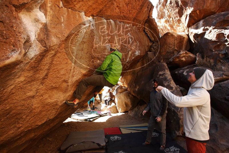 Bouldering in Hueco Tanks on 02/17/2019 with Blue Lizard Climbing and Yoga

Filename: SRM_20190217_1331270.jpg
Aperture: f/5.6
Shutter Speed: 1/400
Body: Canon EOS-1D Mark II
Lens: Canon EF 16-35mm f/2.8 L