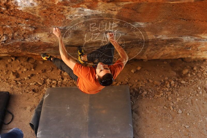 Bouldering in Hueco Tanks on 02/17/2019 with Blue Lizard Climbing and Yoga

Filename: SRM_20190217_1400380.jpg
Aperture: f/2.8
Shutter Speed: 1/250
Body: Canon EOS-1D Mark II
Lens: Canon EF 50mm f/1.8 II