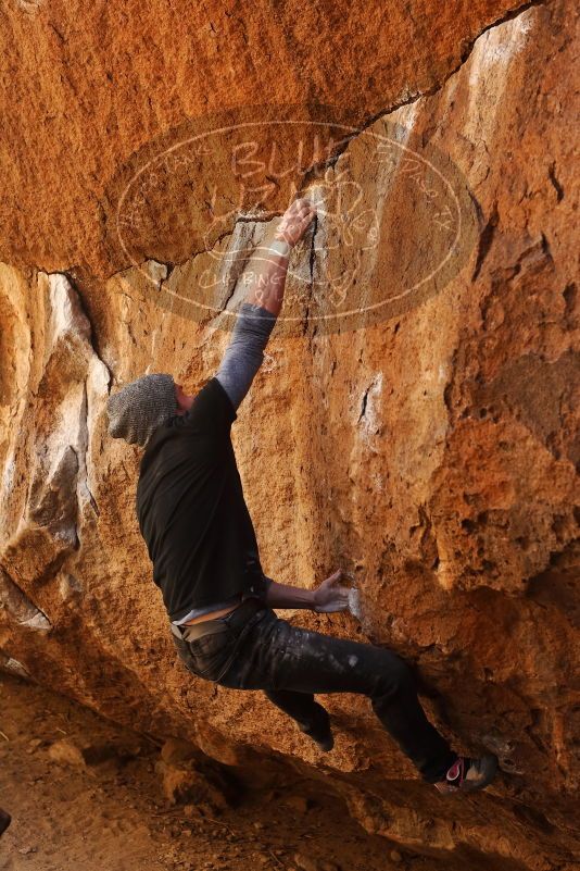 Bouldering in Hueco Tanks on 02/17/2019 with Blue Lizard Climbing and Yoga

Filename: SRM_20190217_1400570.jpg
Aperture: f/4.5
Shutter Speed: 1/250
Body: Canon EOS-1D Mark II
Lens: Canon EF 50mm f/1.8 II