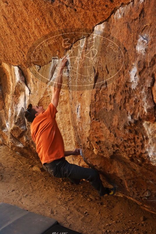 Bouldering in Hueco Tanks on 02/17/2019 with Blue Lizard Climbing and Yoga

Filename: SRM_20190217_1413150.jpg
Aperture: f/4.5
Shutter Speed: 1/250
Body: Canon EOS-1D Mark II
Lens: Canon EF 50mm f/1.8 II