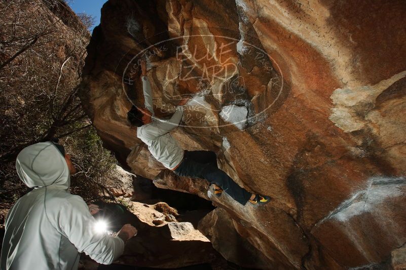Bouldering in Hueco Tanks on 02/17/2019 with Blue Lizard Climbing and Yoga

Filename: SRM_20190217_1510000.jpg
Aperture: f/8.0
Shutter Speed: 1/250
Body: Canon EOS-1D Mark II
Lens: Canon EF 16-35mm f/2.8 L