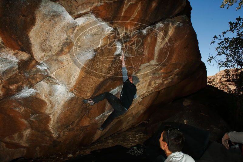 Bouldering in Hueco Tanks on 02/17/2019 with Blue Lizard Climbing and Yoga

Filename: SRM_20190217_1527380.jpg
Aperture: f/8.0
Shutter Speed: 1/250
Body: Canon EOS-1D Mark II
Lens: Canon EF 16-35mm f/2.8 L