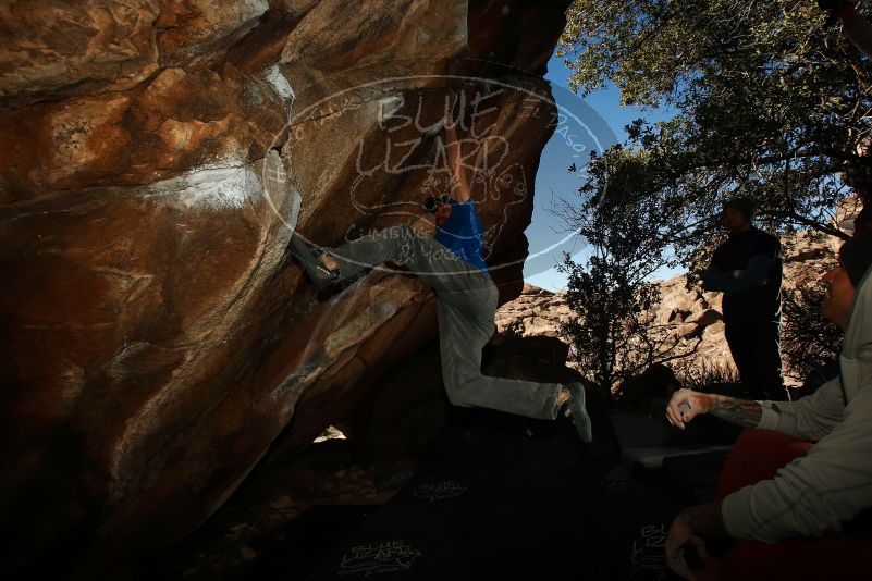 Bouldering in Hueco Tanks on 02/17/2019 with Blue Lizard Climbing and Yoga

Filename: SRM_20190217_1542482.jpg
Aperture: f/8.0
Shutter Speed: 1/250
Body: Canon EOS-1D Mark II
Lens: Canon EF 16-35mm f/2.8 L