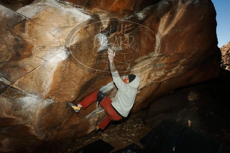 Bouldering in Hueco Tanks on 02/17/2019 with Blue Lizard Climbing and Yoga

Filename: SRM_20190217_1548460.jpg
Aperture: f/8.0
Shutter Speed: 1/250
Body: Canon EOS-1D Mark II
Lens: Canon EF 16-35mm f/2.8 L