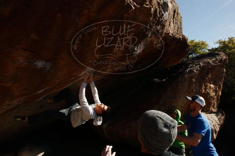 Bouldering in Hueco Tanks on 02/17/2019 with Blue Lizard Climbing and Yoga

Filename: SRM_20190217_1622530.jpg
Aperture: f/8.0
Shutter Speed: 1/250
Body: Canon EOS-1D Mark II
Lens: Canon EF 16-35mm f/2.8 L