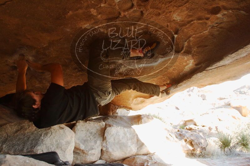 Bouldering in Hueco Tanks on 02/17/2019 with Blue Lizard Climbing and Yoga

Filename: SRM_20190217_1748220.jpg
Aperture: f/4.5
Shutter Speed: 1/200
Body: Canon EOS-1D Mark II
Lens: Canon EF 16-35mm f/2.8 L