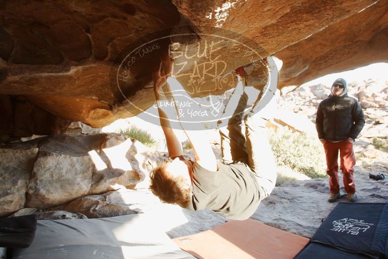 Bouldering in Hueco Tanks on 02/17/2019 with Blue Lizard Climbing and Yoga

Filename: SRM_20190217_1748450.jpg
Aperture: f/5.6
Shutter Speed: 1/250
Body: Canon EOS-1D Mark II
Lens: Canon EF 16-35mm f/2.8 L