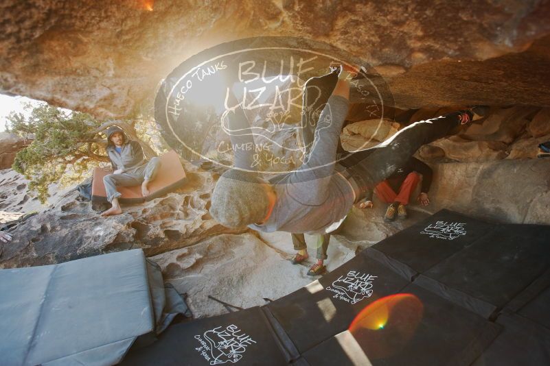Bouldering in Hueco Tanks on 02/17/2019 with Blue Lizard Climbing and Yoga

Filename: SRM_20190217_1801110.jpg
Aperture: f/4.0
Shutter Speed: 1/250
Body: Canon EOS-1D Mark II
Lens: Canon EF 16-35mm f/2.8 L