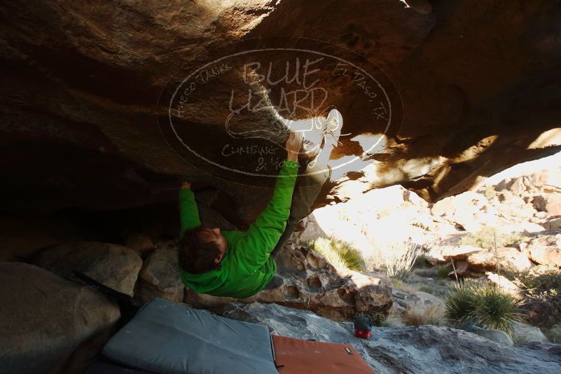 Bouldering in Hueco Tanks on 02/17/2019 with Blue Lizard Climbing and Yoga

Filename: SRM_20190217_1814290.jpg
Aperture: f/4.5
Shutter Speed: 1/200
Body: Canon EOS-1D Mark II
Lens: Canon EF 16-35mm f/2.8 L