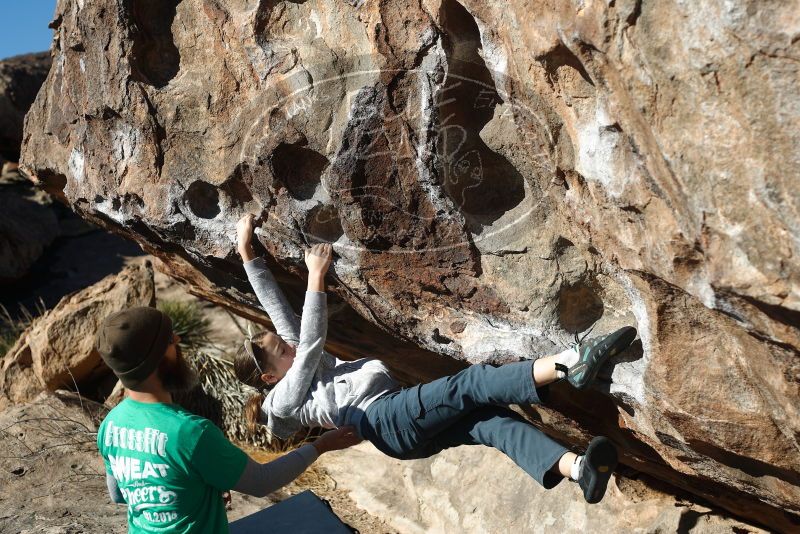 Bouldering in Hueco Tanks on 02/22/2019 with Blue Lizard Climbing and Yoga

Filename: SRM_20190222_1018070.jpg
Aperture: f/4.0
Shutter Speed: 1/800
Body: Canon EOS-1D Mark II
Lens: Canon EF 50mm f/1.8 II