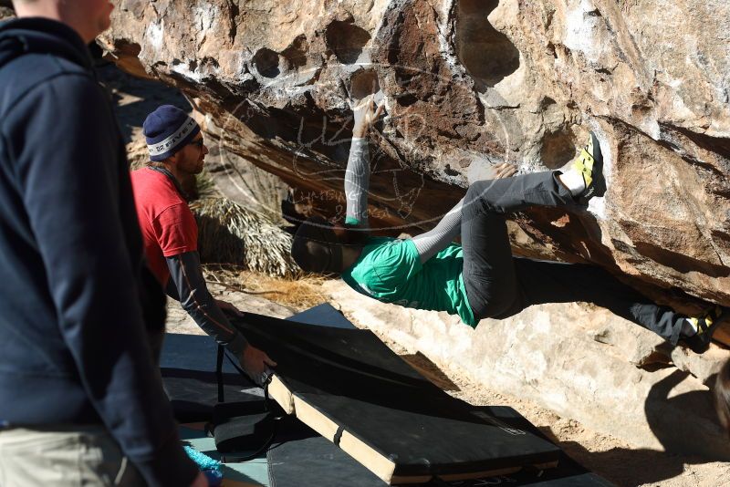 Bouldering in Hueco Tanks on 02/22/2019 with Blue Lizard Climbing and Yoga

Filename: SRM_20190222_1020270.jpg
Aperture: f/4.0
Shutter Speed: 1/500
Body: Canon EOS-1D Mark II
Lens: Canon EF 50mm f/1.8 II