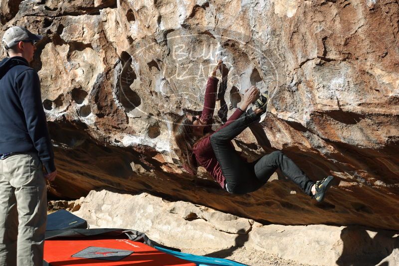 Bouldering in Hueco Tanks on 02/22/2019 with Blue Lizard Climbing and Yoga

Filename: SRM_20190222_1021250.jpg
Aperture: f/4.0
Shutter Speed: 1/640
Body: Canon EOS-1D Mark II
Lens: Canon EF 50mm f/1.8 II