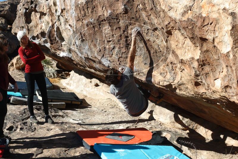 Bouldering in Hueco Tanks on 02/22/2019 with Blue Lizard Climbing and Yoga

Filename: SRM_20190222_1040200.jpg
Aperture: f/4.0
Shutter Speed: 1/640
Body: Canon EOS-1D Mark II
Lens: Canon EF 50mm f/1.8 II