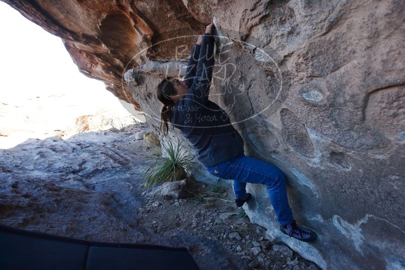 Bouldering in Hueco Tanks on 02/22/2019 with Blue Lizard Climbing and Yoga

Filename: SRM_20190222_1118260.jpg
Aperture: f/5.6
Shutter Speed: 1/320
Body: Canon EOS-1D Mark II
Lens: Canon EF 16-35mm f/2.8 L