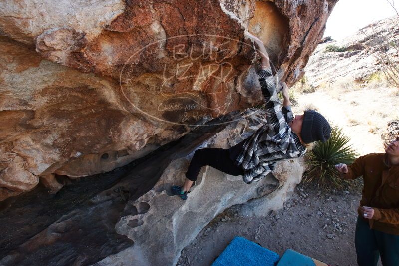 Bouldering in Hueco Tanks on 02/22/2019 with Blue Lizard Climbing and Yoga

Filename: SRM_20190222_1126110.jpg
Aperture: f/8.0
Shutter Speed: 1/250
Body: Canon EOS-1D Mark II
Lens: Canon EF 16-35mm f/2.8 L