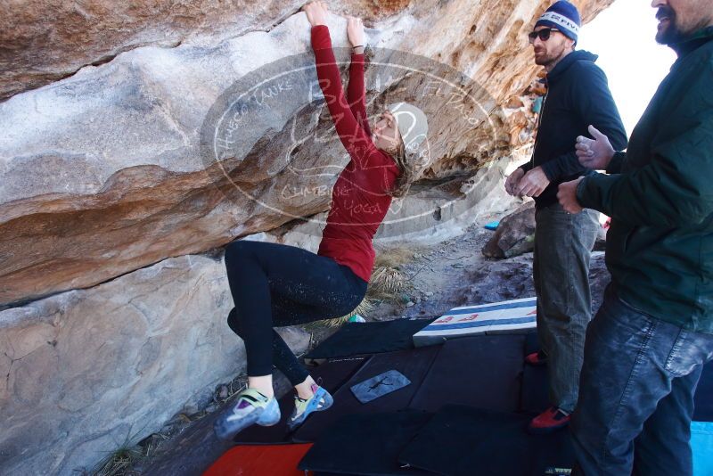 Bouldering in Hueco Tanks on 02/22/2019 with Blue Lizard Climbing and Yoga

Filename: SRM_20190222_1131090.jpg
Aperture: f/5.6
Shutter Speed: 1/250
Body: Canon EOS-1D Mark II
Lens: Canon EF 16-35mm f/2.8 L