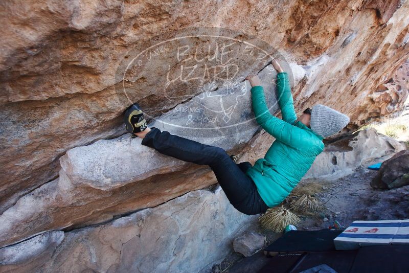 Bouldering in Hueco Tanks on 02/22/2019 with Blue Lizard Climbing and Yoga

Filename: SRM_20190222_1138400.jpg
Aperture: f/6.3
Shutter Speed: 1/250
Body: Canon EOS-1D Mark II
Lens: Canon EF 16-35mm f/2.8 L