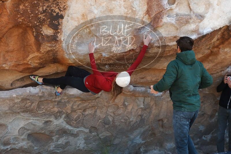 Bouldering in Hueco Tanks on 02/22/2019 with Blue Lizard Climbing and Yoga

Filename: SRM_20190222_1249030.jpg
Aperture: f/5.6
Shutter Speed: 1/250
Body: Canon EOS-1D Mark II
Lens: Canon EF 50mm f/1.8 II