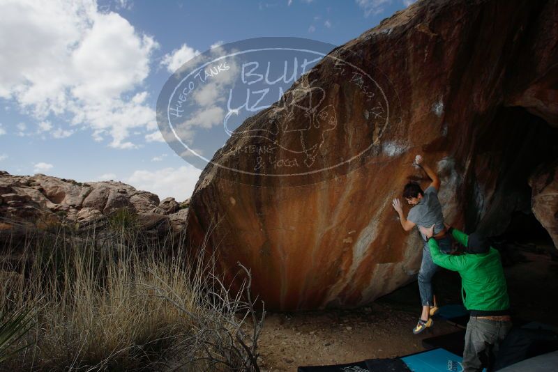 Bouldering in Hueco Tanks on 02/22/2019 with Blue Lizard Climbing and Yoga

Filename: SRM_20190222_1423540.jpg
Aperture: f/7.1
Shutter Speed: 1/320
Body: Canon EOS-1D Mark II
Lens: Canon EF 16-35mm f/2.8 L