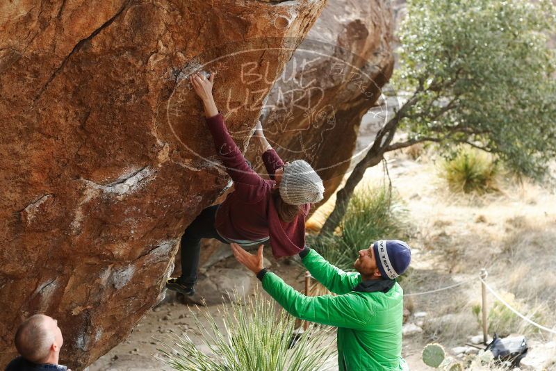Bouldering in Hueco Tanks on 02/22/2019 with Blue Lizard Climbing and Yoga

Filename: SRM_20190222_1537130.jpg
Aperture: f/4.0
Shutter Speed: 1/500
Body: Canon EOS-1D Mark II
Lens: Canon EF 50mm f/1.8 II
