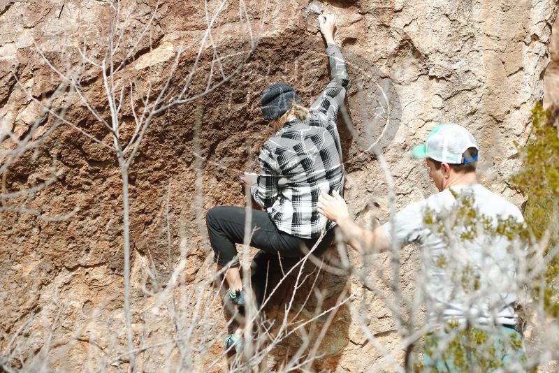 Bouldering in Hueco Tanks on 02/22/2019 with Blue Lizard Climbing and Yoga

Filename: SRM_20190222_1538280.jpg
Aperture: f/4.0
Shutter Speed: 1/4000
Body: Canon EOS-1D Mark II
Lens: Canon EF 50mm f/1.8 II