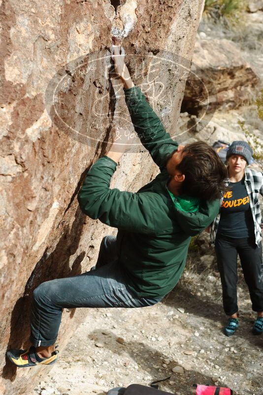 Bouldering in Hueco Tanks on 02/22/2019 with Blue Lizard Climbing and Yoga

Filename: SRM_20190222_1549310.jpg
Aperture: f/4.0
Shutter Speed: 1/2500
Body: Canon EOS-1D Mark II
Lens: Canon EF 50mm f/1.8 II