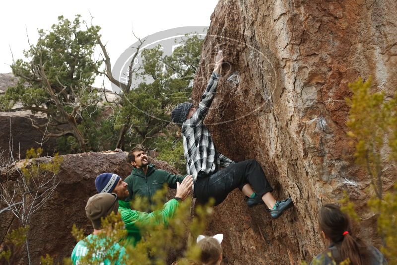 Bouldering in Hueco Tanks on 02/22/2019 with Blue Lizard Climbing and Yoga

Filename: SRM_20190222_1554270.jpg
Aperture: f/4.0
Shutter Speed: 1/640
Body: Canon EOS-1D Mark II
Lens: Canon EF 50mm f/1.8 II