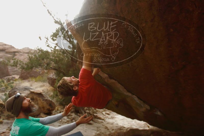 Bouldering in Hueco Tanks on 02/22/2019 with Blue Lizard Climbing and Yoga

Filename: SRM_20190222_1643070.jpg
Aperture: f/4.5
Shutter Speed: 1/500
Body: Canon EOS-1D Mark II
Lens: Canon EF 16-35mm f/2.8 L