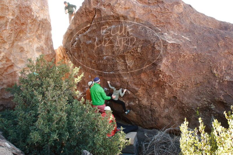 Bouldering in Hueco Tanks on 02/24/2019 with Blue Lizard Climbing and Yoga

Filename: SRM_20190224_1027120.jpg
Aperture: f/5.6
Shutter Speed: 1/160
Body: Canon EOS-1D Mark II
Lens: Canon EF 16-35mm f/2.8 L