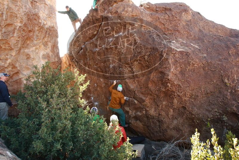 Bouldering in Hueco Tanks on 02/24/2019 with Blue Lizard Climbing and Yoga

Filename: SRM_20190224_1029400.jpg
Aperture: f/5.6
Shutter Speed: 1/200
Body: Canon EOS-1D Mark II
Lens: Canon EF 16-35mm f/2.8 L