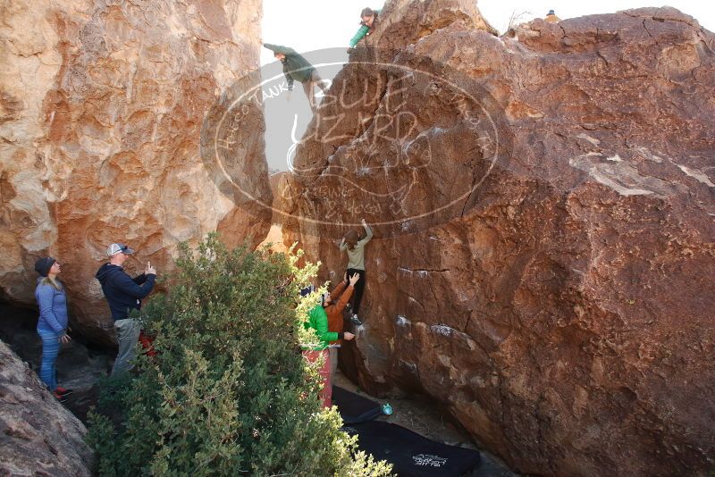 Bouldering in Hueco Tanks on 02/24/2019 with Blue Lizard Climbing and Yoga

Filename: SRM_20190224_1031480.jpg
Aperture: f/5.6
Shutter Speed: 1/250
Body: Canon EOS-1D Mark II
Lens: Canon EF 16-35mm f/2.8 L