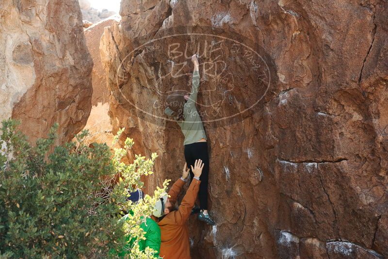 Bouldering in Hueco Tanks on 02/24/2019 with Blue Lizard Climbing and Yoga

Filename: SRM_20190224_1032540.jpg
Aperture: f/5.6
Shutter Speed: 1/250
Body: Canon EOS-1D Mark II
Lens: Canon EF 50mm f/1.8 II