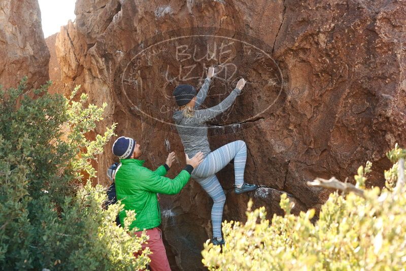 Bouldering in Hueco Tanks on 02/24/2019 with Blue Lizard Climbing and Yoga

Filename: SRM_20190224_1036480.jpg
Aperture: f/4.0
Shutter Speed: 1/400
Body: Canon EOS-1D Mark II
Lens: Canon EF 50mm f/1.8 II