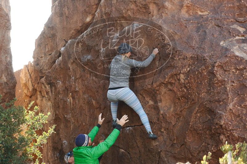 Bouldering in Hueco Tanks on 02/24/2019 with Blue Lizard Climbing and Yoga

Filename: SRM_20190224_1037040.jpg
Aperture: f/4.0
Shutter Speed: 1/500
Body: Canon EOS-1D Mark II
Lens: Canon EF 50mm f/1.8 II