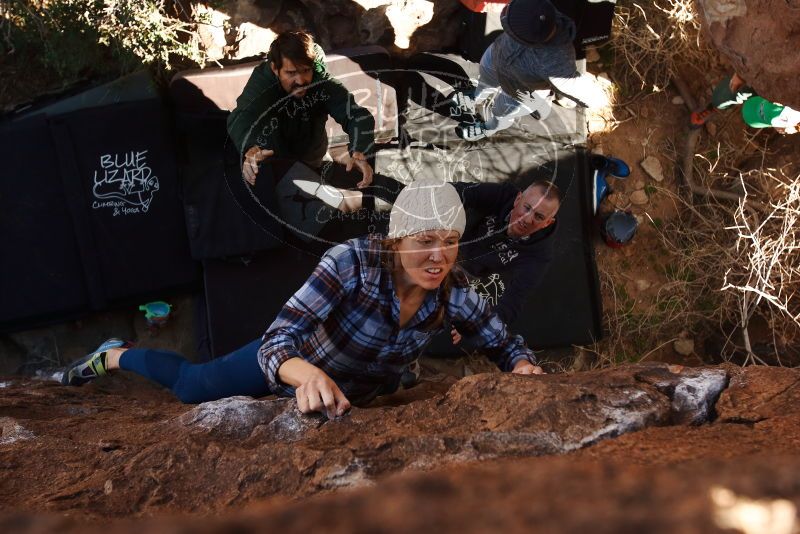 Bouldering in Hueco Tanks on 02/24/2019 with Blue Lizard Climbing and Yoga

Filename: SRM_20190224_1055450.jpg
Aperture: f/5.0
Shutter Speed: 1/400
Body: Canon EOS-1D Mark II
Lens: Canon EF 16-35mm f/2.8 L