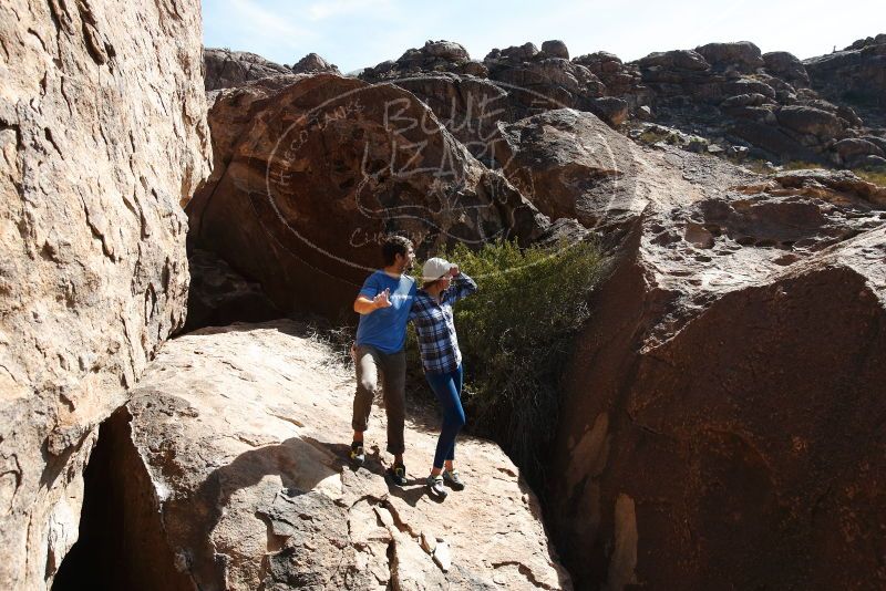 Bouldering in Hueco Tanks on 02/24/2019 with Blue Lizard Climbing and Yoga

Filename: SRM_20190224_1124020.jpg
Aperture: f/5.6
Shutter Speed: 1/500
Body: Canon EOS-1D Mark II
Lens: Canon EF 16-35mm f/2.8 L