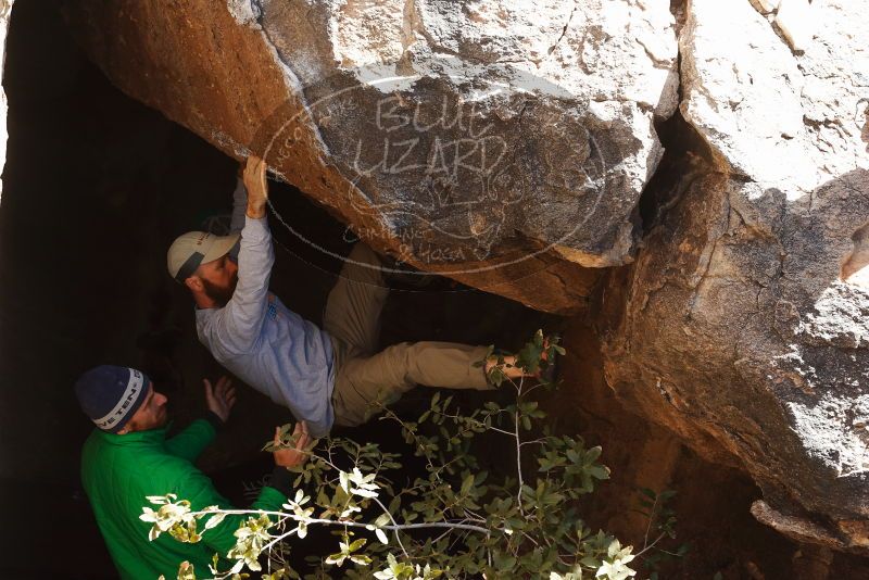 Bouldering in Hueco Tanks on 02/24/2019 with Blue Lizard Climbing and Yoga

Filename: SRM_20190224_1127190.jpg
Aperture: f/5.6
Shutter Speed: 1/250
Body: Canon EOS-1D Mark II
Lens: Canon EF 50mm f/1.8 II