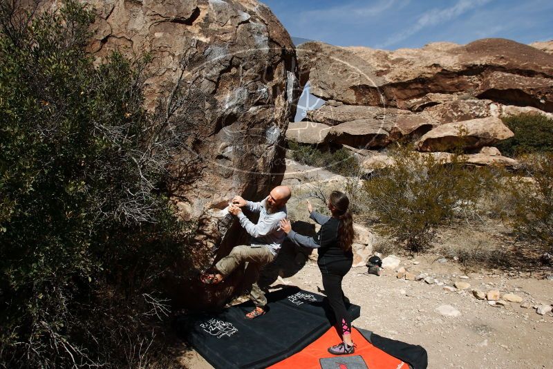 Bouldering in Hueco Tanks on 02/24/2019 with Blue Lizard Climbing and Yoga

Filename: SRM_20190224_1223450.jpg
Aperture: f/5.6
Shutter Speed: 1/1000
Body: Canon EOS-1D Mark II
Lens: Canon EF 16-35mm f/2.8 L