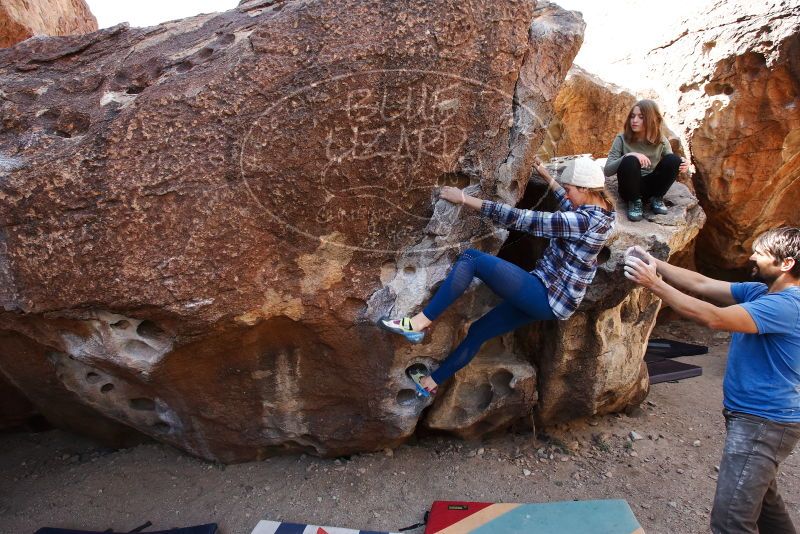 Bouldering in Hueco Tanks on 02/24/2019 with Blue Lizard Climbing and Yoga

Filename: SRM_20190224_1227000.jpg
Aperture: f/5.6
Shutter Speed: 1/320
Body: Canon EOS-1D Mark II
Lens: Canon EF 16-35mm f/2.8 L