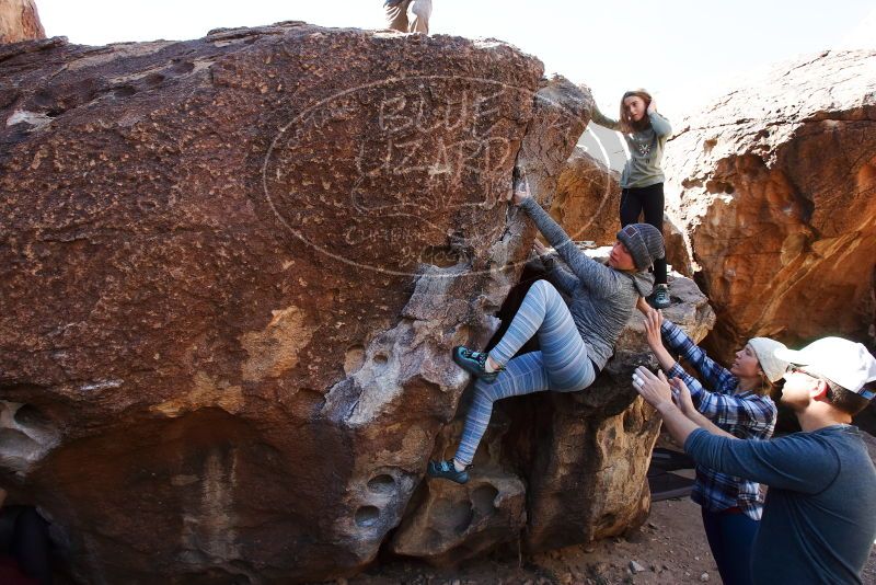 Bouldering in Hueco Tanks on 02/24/2019 with Blue Lizard Climbing and Yoga

Filename: SRM_20190224_1247540.jpg
Aperture: f/5.6
Shutter Speed: 1/320
Body: Canon EOS-1D Mark II
Lens: Canon EF 16-35mm f/2.8 L