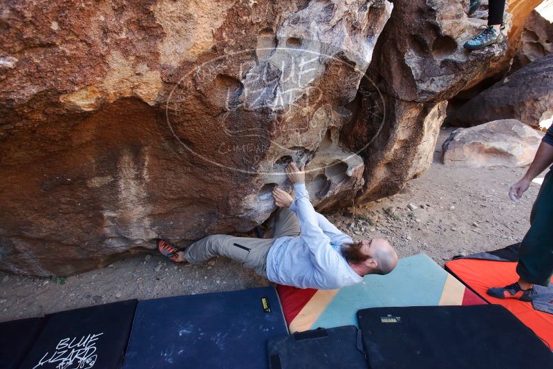 Bouldering in Hueco Tanks on 02/24/2019 with Blue Lizard Climbing and Yoga

Filename: SRM_20190224_1250290.jpg
Aperture: f/5.6
Shutter Speed: 1/200
Body: Canon EOS-1D Mark II
Lens: Canon EF 16-35mm f/2.8 L