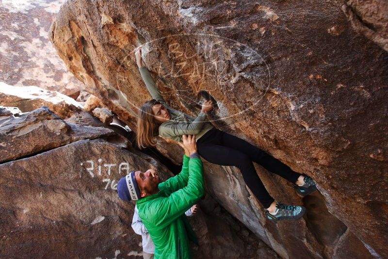 Bouldering in Hueco Tanks on 02/24/2019 with Blue Lizard Climbing and Yoga

Filename: SRM_20190224_1333290.jpg
Aperture: f/5.0
Shutter Speed: 1/320
Body: Canon EOS-1D Mark II
Lens: Canon EF 16-35mm f/2.8 L