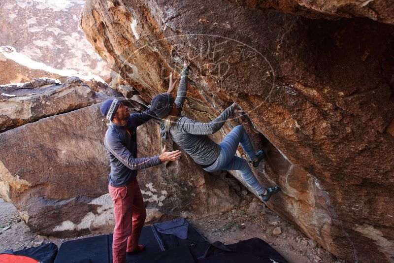 Bouldering in Hueco Tanks on 02/24/2019 with Blue Lizard Climbing and Yoga

Filename: SRM_20190224_1346520.jpg
Aperture: f/5.0
Shutter Speed: 1/250
Body: Canon EOS-1D Mark II
Lens: Canon EF 16-35mm f/2.8 L