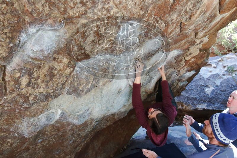 Bouldering in Hueco Tanks on 02/24/2019 with Blue Lizard Climbing and Yoga

Filename: SRM_20190224_1359330.jpg
Aperture: f/5.6
Shutter Speed: 1/125
Body: Canon EOS-1D Mark II
Lens: Canon EF 16-35mm f/2.8 L