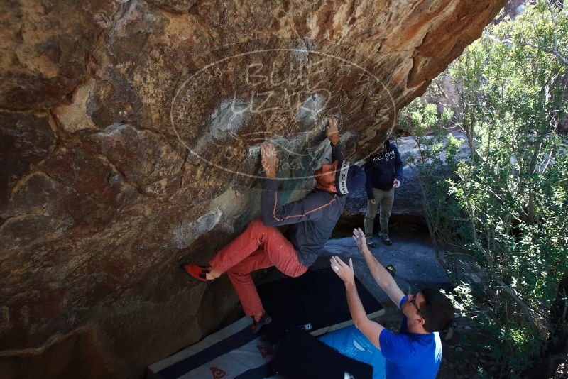 Bouldering in Hueco Tanks on 02/24/2019 with Blue Lizard Climbing and Yoga

Filename: SRM_20190224_1404490.jpg
Aperture: f/5.6
Shutter Speed: 1/320
Body: Canon EOS-1D Mark II
Lens: Canon EF 16-35mm f/2.8 L